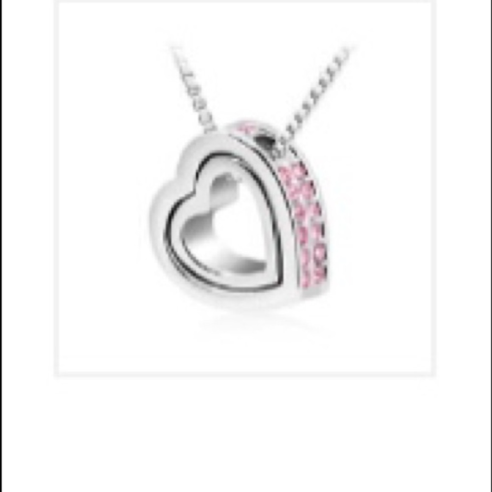 Fashion jewelry double ❤️necklace - Picture 5 of 7